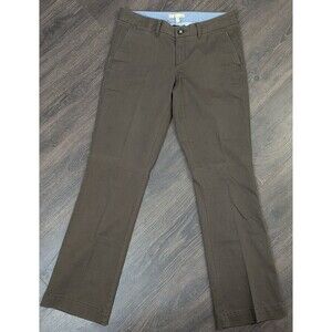 Banana Republic City Chino Pants Women's size 6  Beige Cotton Blend 33 insea )m)
